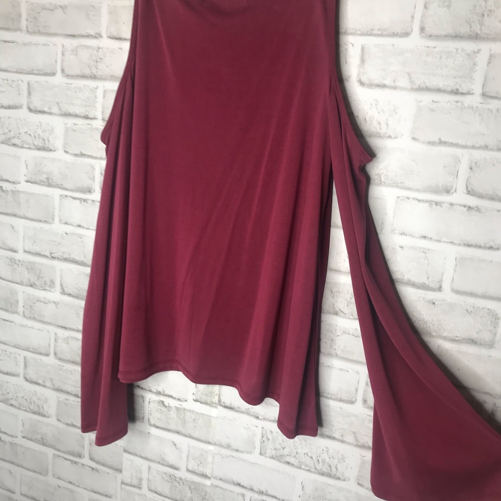 Maroon Hollister Bell Long Sleeve Top - Picture 3 of 8